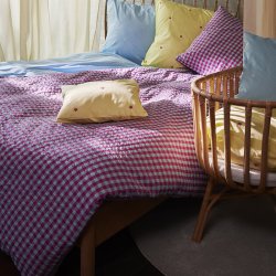 Juna Senget�j B�k&B�lge Fuchsia/Mint 200x220 cm