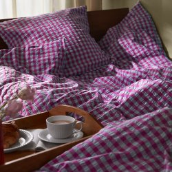 Juna Senget�j B�k&B�lge Fuchsia/Mint 140x200 cm