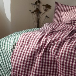 Juna Sengetj Bk&Blge Blomme/Rosa 200x220 cm