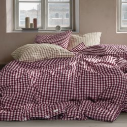 Juna Sengetj Bk&Blge Blomme/Rosa 200x220 cm