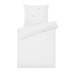 Juna Sengetj Daisy Hvid/Lys Bl Junior 100x140 cm