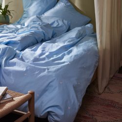 Juna Senget�j Lys Bl� 140x200 cm