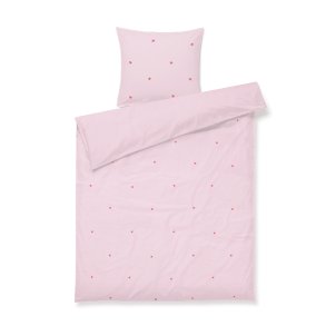 Juna Sengetj Daisy Pink/Rd Baby 70x100 cm
