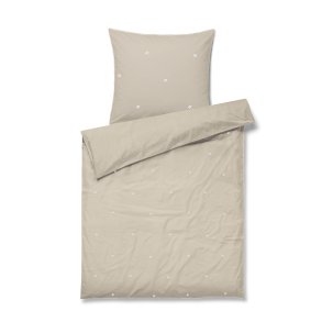 Juna Sengetj Daisy Sand/Hvid Baby 70x100 cm