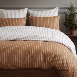 Juna Soft Senget�j Karamel/Off-white 140x220 cm