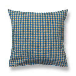 Juna Pudebetrk - Bk&Blge - Bl/Okker - 63x60 cm