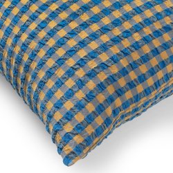 Juna Pudebetrk - Bk&Blge - Bl/Okker - 63x60 cm