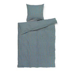 Juna Sengetj Bk&Blge - Bl/Okker - 140x220 cm