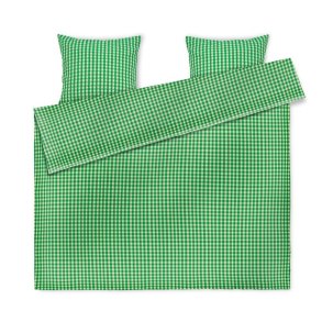 Juna Sengetj Bk&Blge - Grn/Sand - 200x220 cm