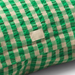 Juna Sengetj Bk&Blge - Grn/Sand - 200x220 cm