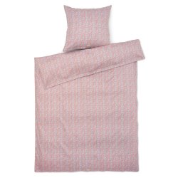 Juna Sengetj - Pleasantly - Lys Bl / Rosa - 140x200cm