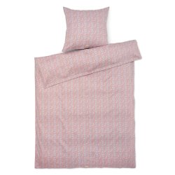 Juna Sengetj - Pleasantly - Lys Bl / Rosa - 140x220 cm