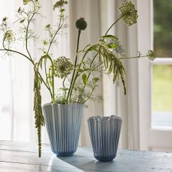 K�hler Hammersh�i Unfold Vase Bl� H16,5 cm