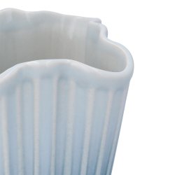 K�hler Hammersh�i Unfold Vase Bl� H16,5 cm