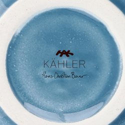 K�hler Hammersh�i Unfold Vase Bl� H16,5 cm