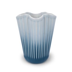 K�hler Hammersh�i Unfold Vase Bl� H16,5 cm