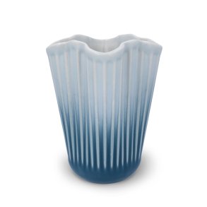 K�hler Hammersh�i Unfold Vase Bl� H16,5 cm