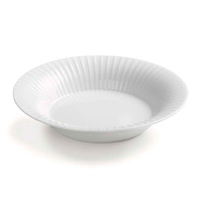 Kähler Hammershi Dyb tallerken 21 cm - Hvid