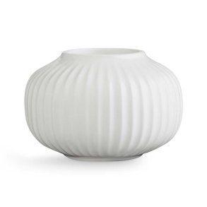 Kähler Hammershi Fyrfadsstage H6,5 cm - Hvid