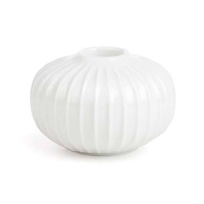 Kähler Hammershi Lysestage H5,5 cm - Hvid