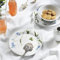 K&auml;hler Hammershi Summer Tallerken Forglemmigej