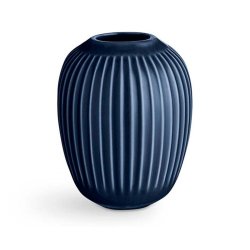 K&auml;hler Hammershi Vase H10 cm - Indigo Bl