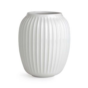 Kähler Hammershi Vase H20 cm - Hvid