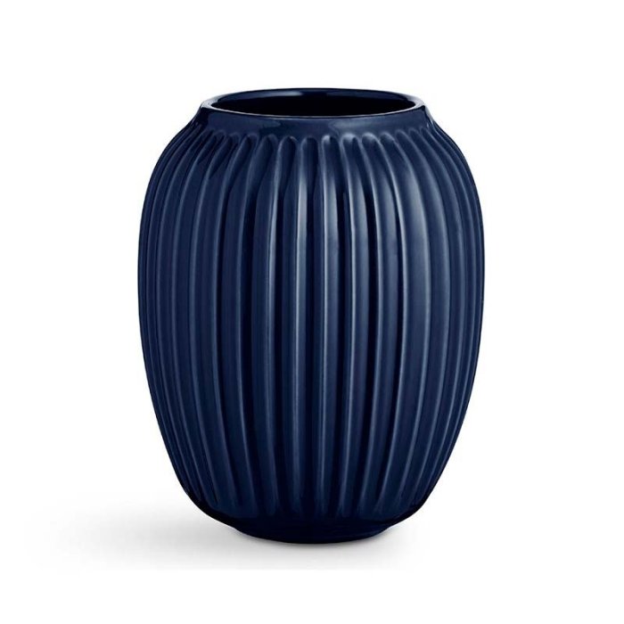 Kähler Hammershøi Vase H20 cm - Indigo Blå