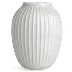 K&auml;hler Hammershi Vase H25 cm - Hvid
