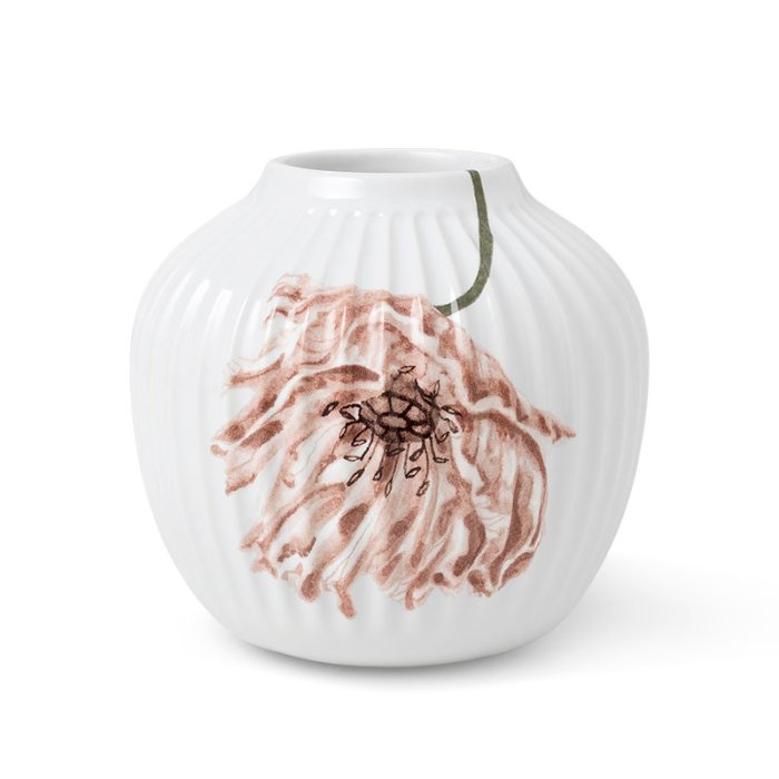 K&auml;hler Hammershi Vase H13 cm - Poppy
