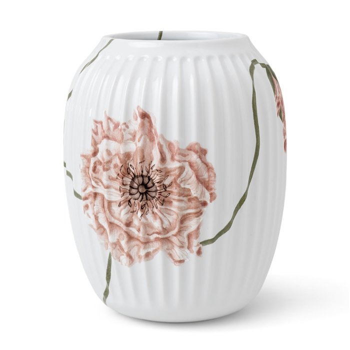 K&auml;hler Hammershi Vase H21 cm - Poppy