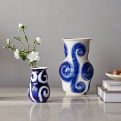 K&auml;hler Tulle Vase H13 cm Bl 