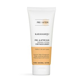 Karmameju PRE- & AFTERSUN SERUM-LOTION - Rejsestrrelse