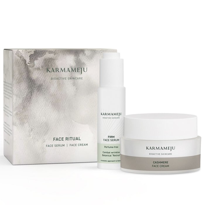 Karmameju Gaveske 2024 Face Ritual Cashmere Ansigtscreme &amp; Firm Ansigtsserum