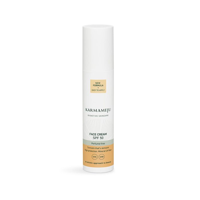Karmameju Solcreme FACE CREAM SPF 50+ Parfumefri