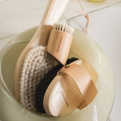 Karmameju Natural Body Trbrste - BUFF - Langt Skaft