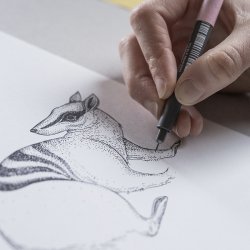 Ferm Living - Tapet - Katie Scott - Animals - Mrkebl