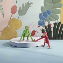 Kay Bojesen Abe Mini Lys Grn