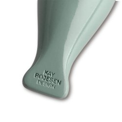 Kay Bojesen Fugl S�lvtonet N�glering m/ Naturl�der Gr�n