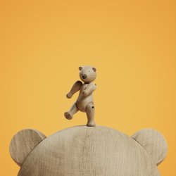 Kay Bojesen Liliput Bjrn Eg/Ahorn