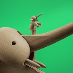 Kay Bojesen Liliput Elefant Eg