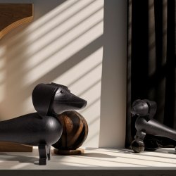 Kay Bojesen Gravhund Mrk Bejset Eg Mellem