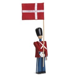 Kay Bojesen Fanebrer Med Tekstilflag - Lille