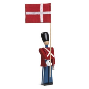 Kay Bojesen Fanebrer Med Tekstilflag - Lille