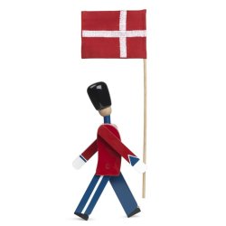 Kay Bojesen Fanebrer Med Tekstilflag - Lille