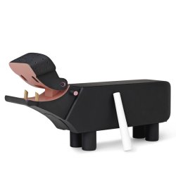 Kay Bojesen Flodhest - Sort