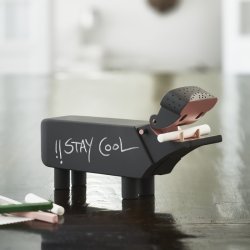 Kay Bojesen Flodhest - Sort