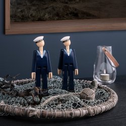 Kay Bojesen Marine - Mrk Bl/Hvid 