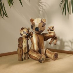 Kay Bojesen Reworked Bjrn - 70 rs Jubilumsbjrn - Mellem 