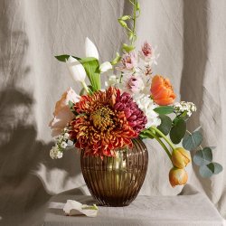 K&auml;hler Hammershi Glas Vase H14 cm - Valnd 